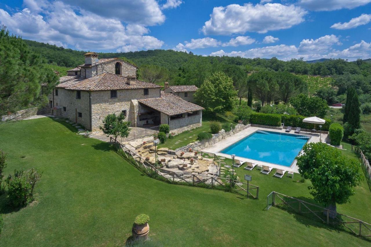 Villa Borratella à Gaiole in Chianti Extérieur photo