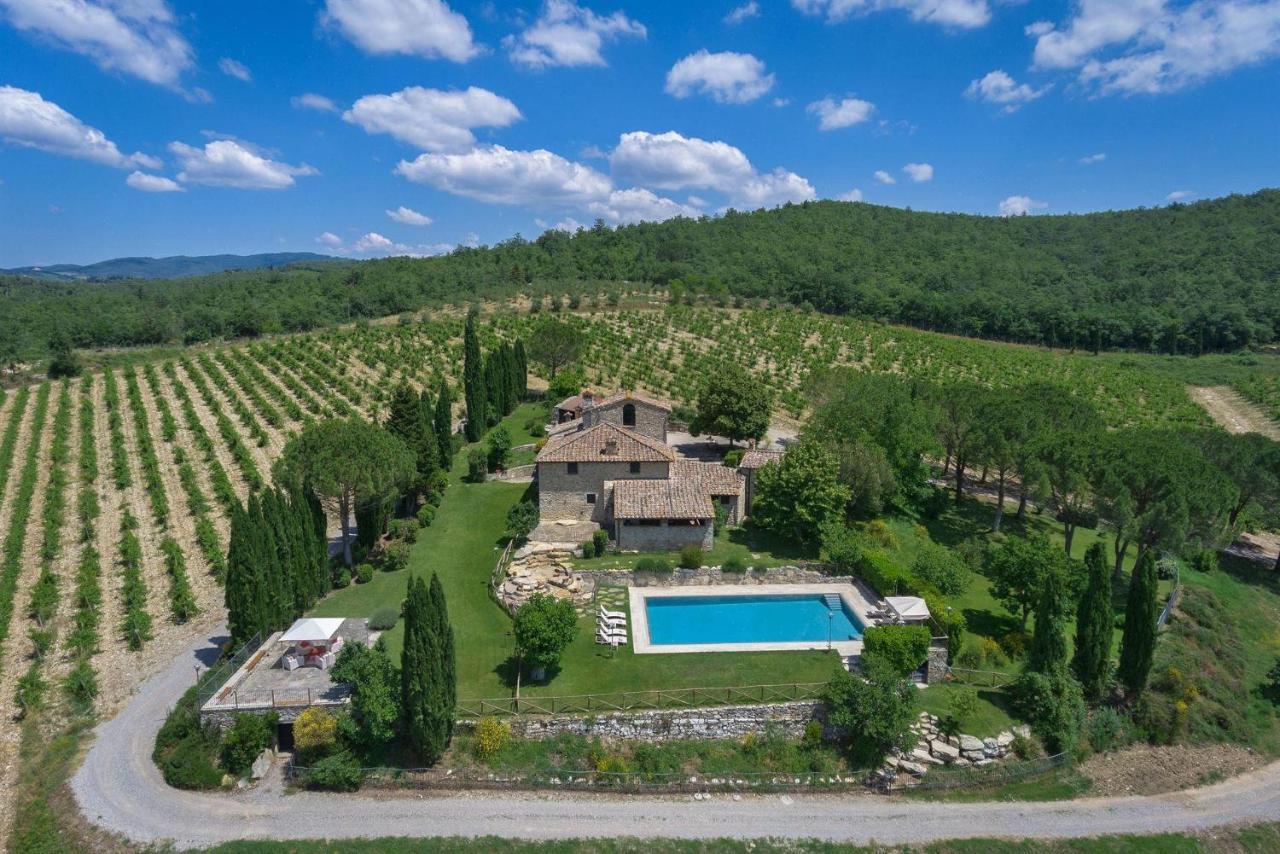 Villa Borratella à Gaiole in Chianti Extérieur photo