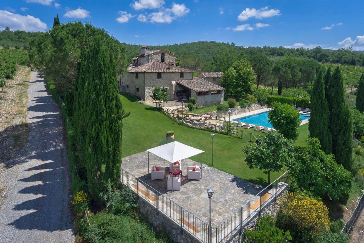 Villa Borratella à Gaiole in Chianti Extérieur photo